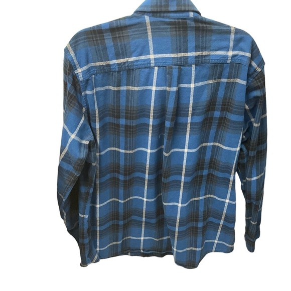 Eddie Bauer Men's Classic Fit Long Sleeve Multi Color Plaid Flannel Shirt TXL - Picture 2 of 8
